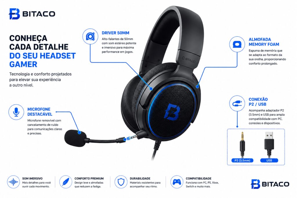 o que olhar num headset gamer antes de comprar